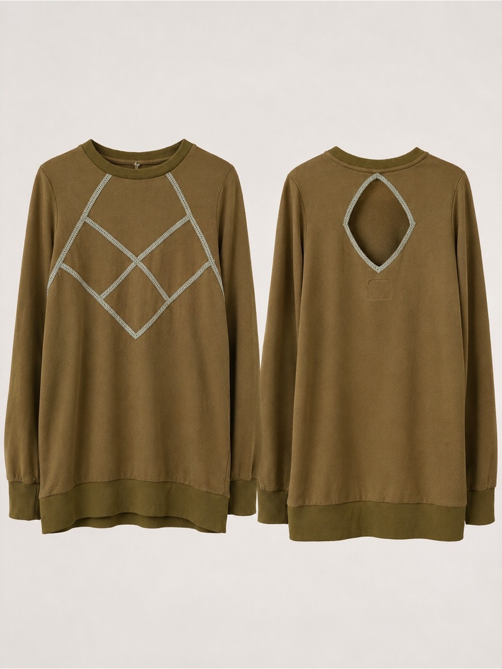 JACKSON ROWE | Mustard Brown Crewneck Sweater - Picture 2 of 12